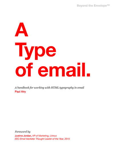 A Type of Email book cover